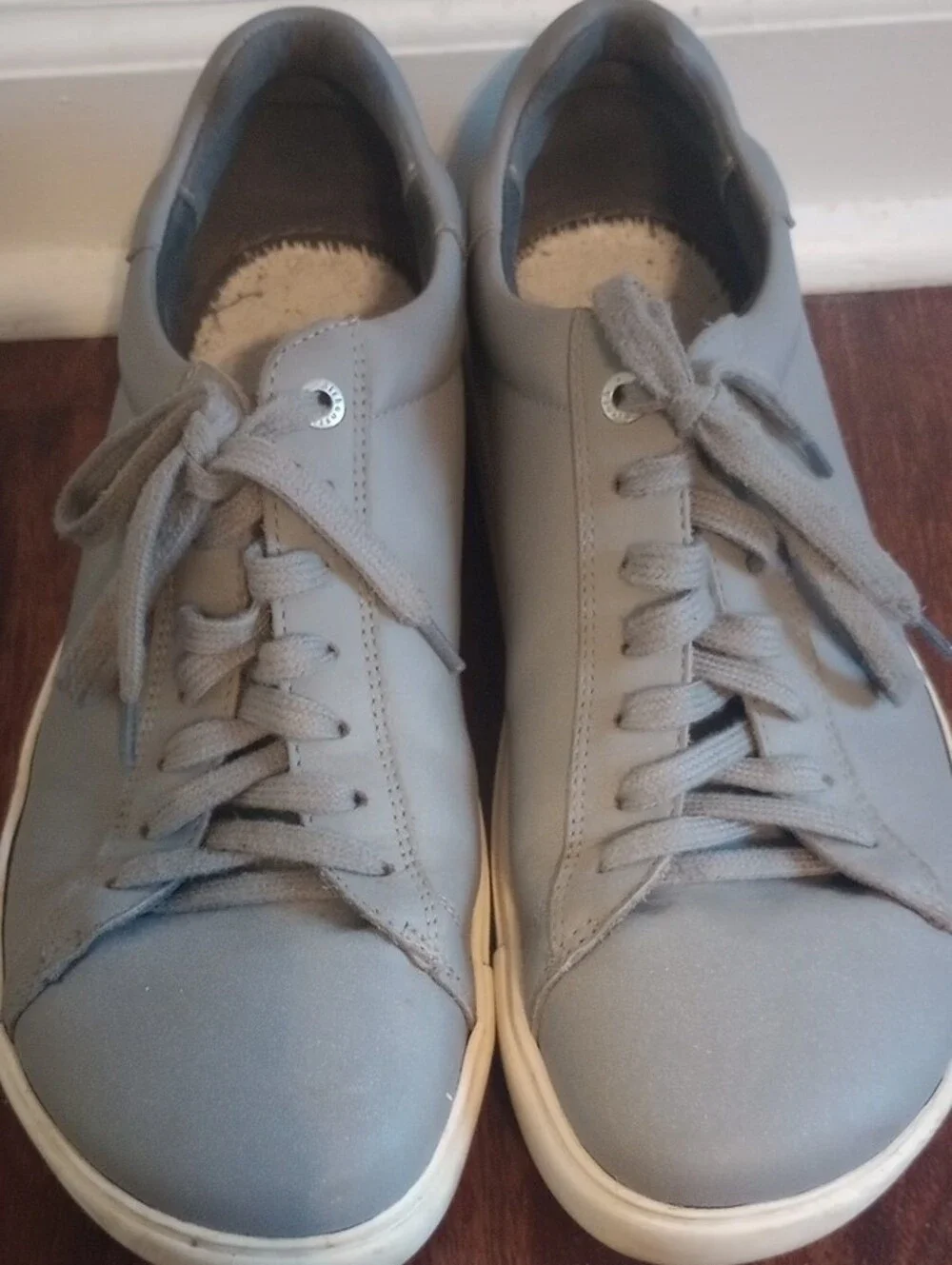 Light Gray Men's Lace-Up Sneakers